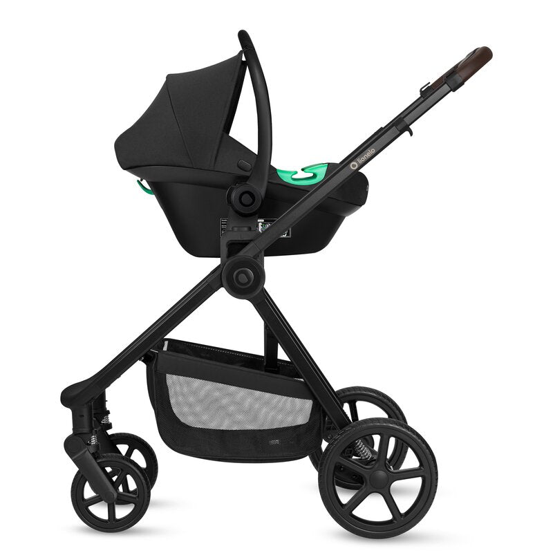 Carucior 3 in 1 Lionelo Greet cu Scoica Auto Astrid Lite i-Size, Landou si Parte Sport, 0-22 kg, Bej