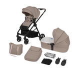 Carucior 3 in 1 Lionelo Greet Bej - scoica auto Astrid Lite
