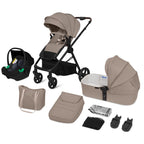 Carucior 3 in 1 Lionelo Greet Bej - vedere de ansamblu