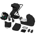 Carucior 3 in 1 Lionelo Greet Negru - vedere de ansamblu
