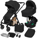 Carucior 3 in 1 Lionelo Greet Negru - scoica auto Astrid Lite