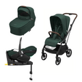 Carucior 4 in 1 Maxi-Cosi Leona 2 + Landou Sense+ Scoica auto Pebble 360 Pro 2+ Baza isofix 360