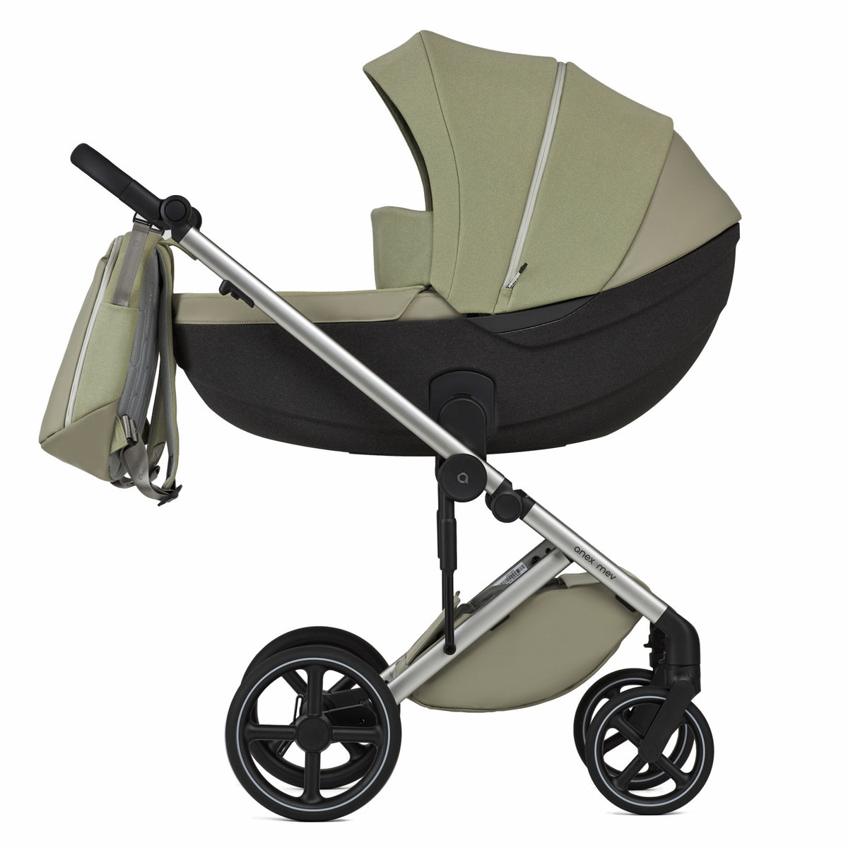 Carucior Anex Mev 2 in 1 Landou si Scaun Sport Reversibil cu Suspensii si Roti Mari