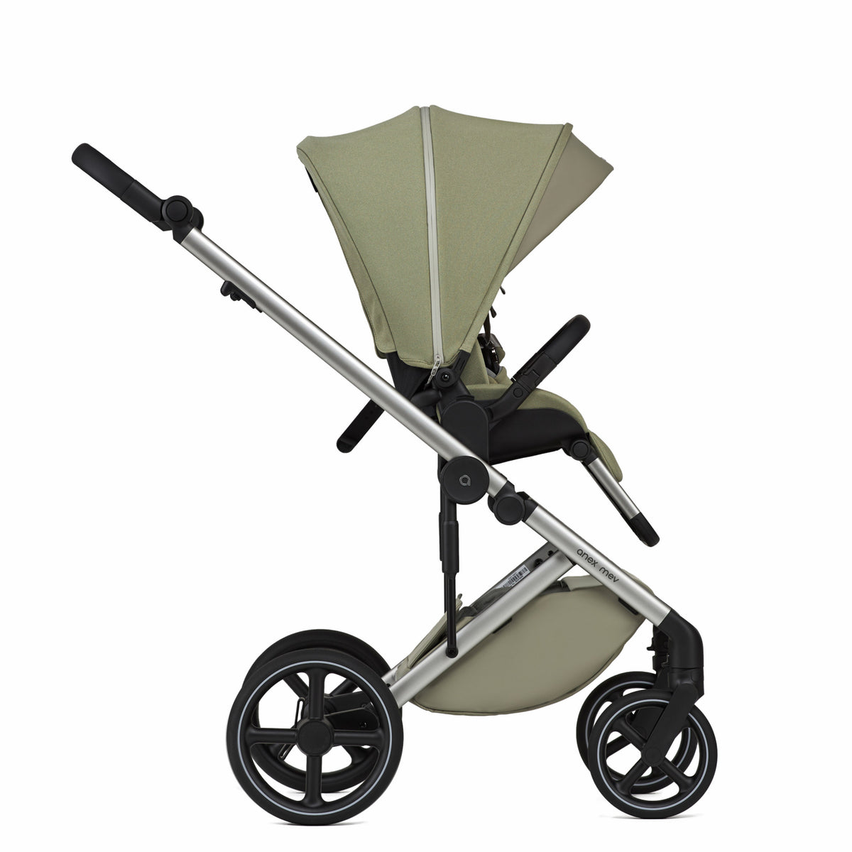 Carucior Anex Mev 2 in 1 Landou si Scaun Sport Reversibil cu Suspensii si Roti Mari