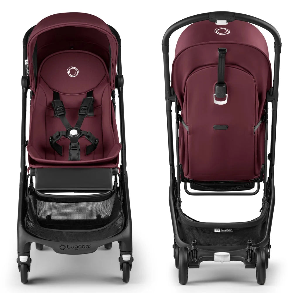 Carucior Bugaboo Butterfly Black Dark Cherry