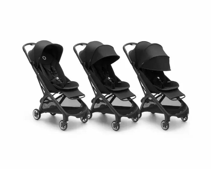 Carucior Bugaboo Butterfly Black Midnight Black