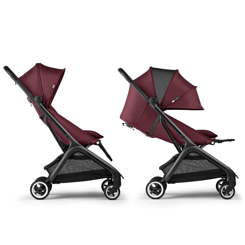 Carucior Bugaboo Butterfly Black Dark Cherry
