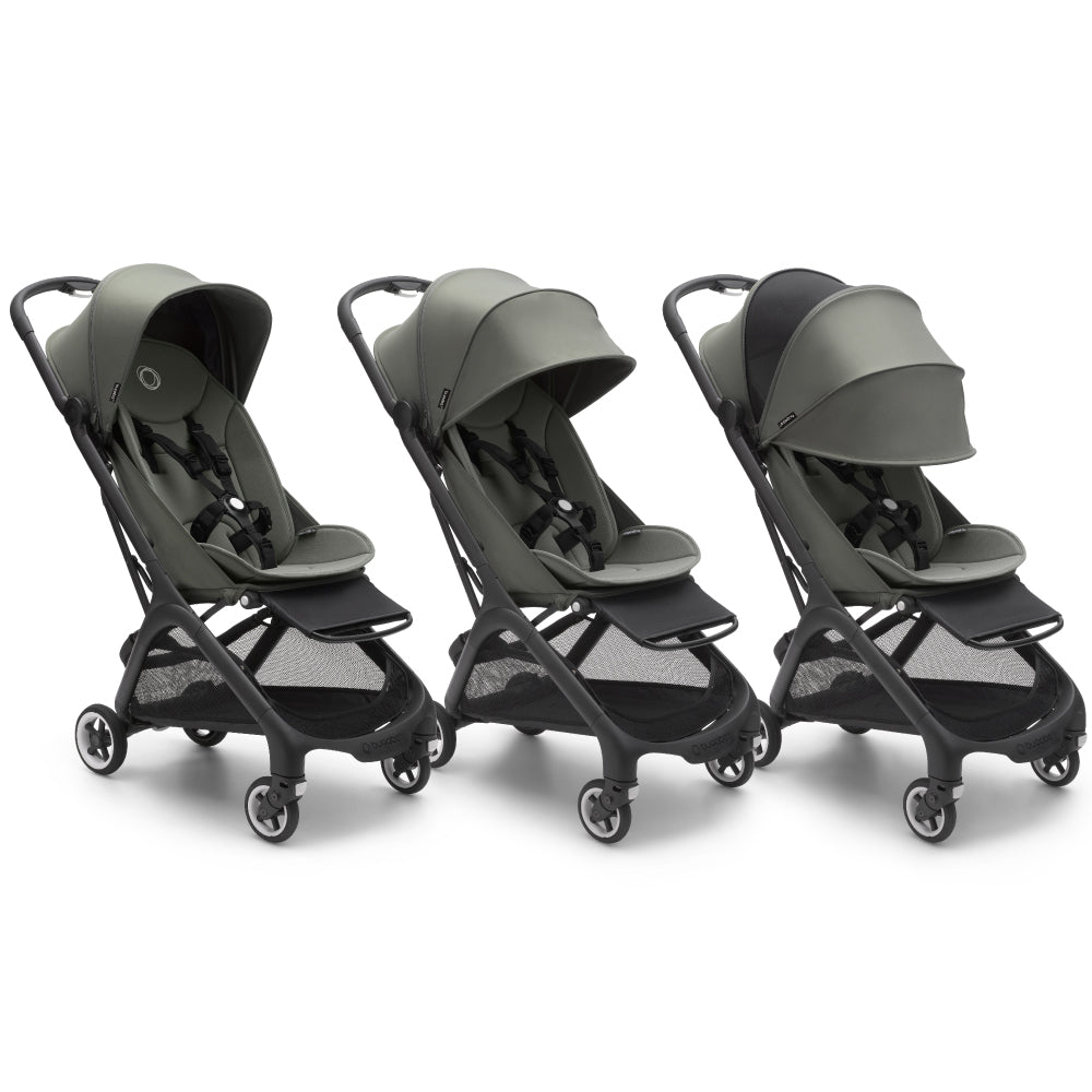 Carucior Bugaboo Butterfly Black Forest Green