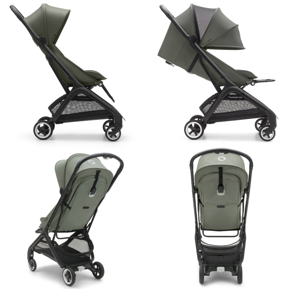 Carucior Bugaboo Butterfly Black Forest Green