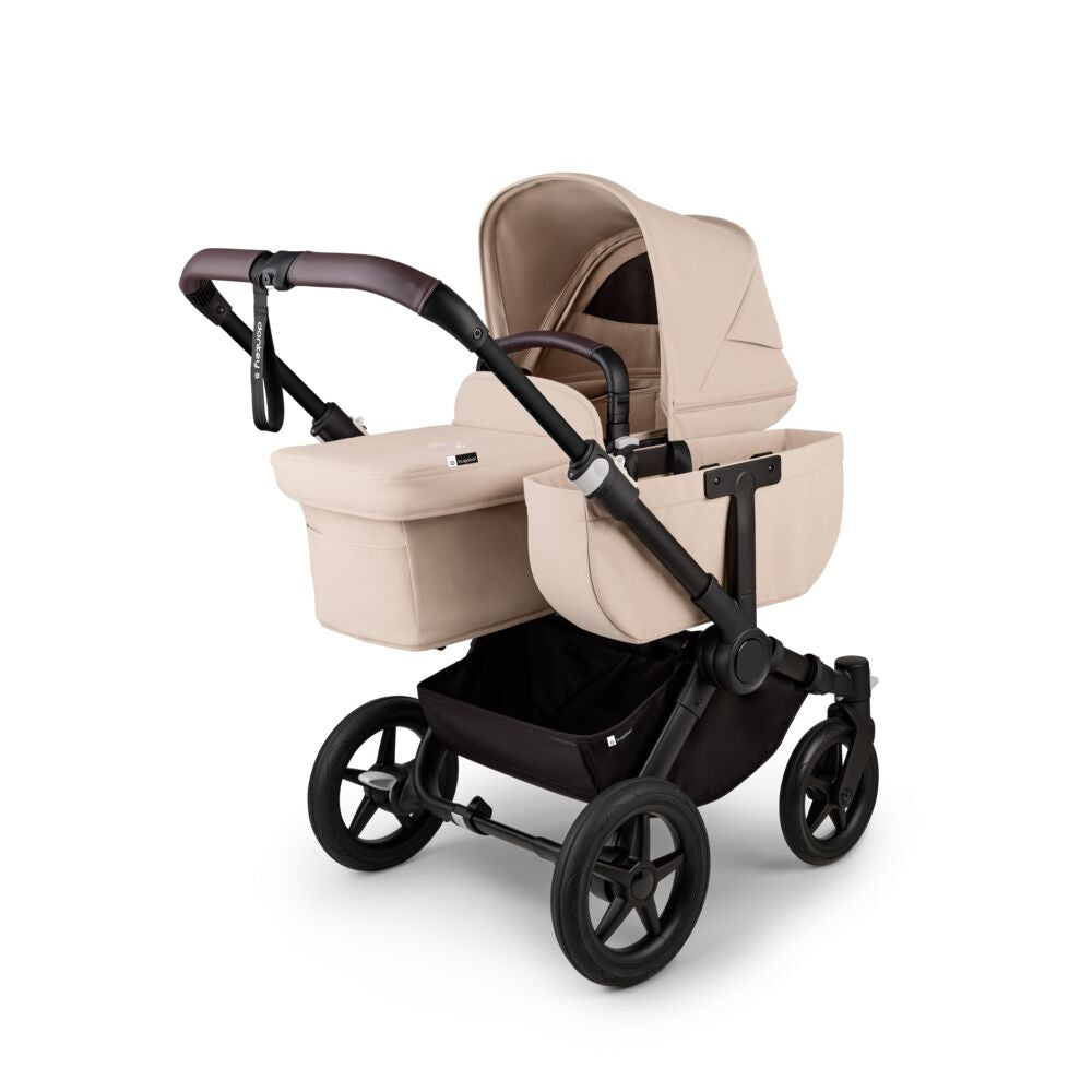 Carucior Convertibil Bugaboo Donkey 5 Mono Black Desert Taupe