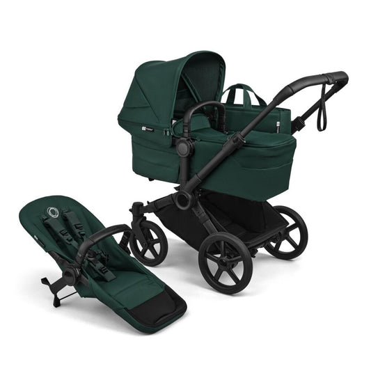 Carucior Bugaboo Donkey 6 Complete Black/Green 2-in-1