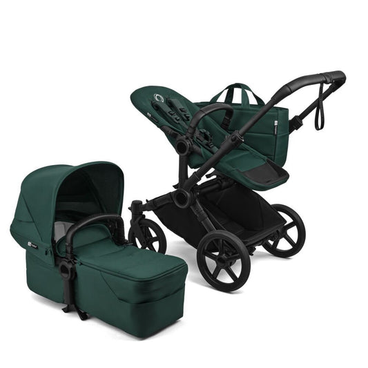Carucior Bugaboo Donkey 6 Complete Black/Green 2-in-1