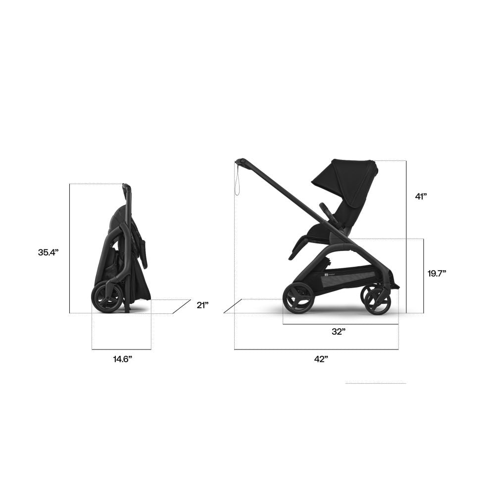 Carucior Bugaboo Dragonfly Plus Heritage Black