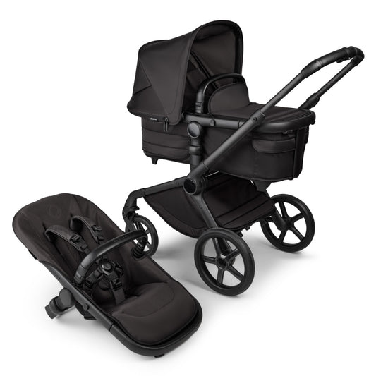 Cărucior Bugaboo Fox 5 Noir Limited Edition Black Moonlight 2 în 1
