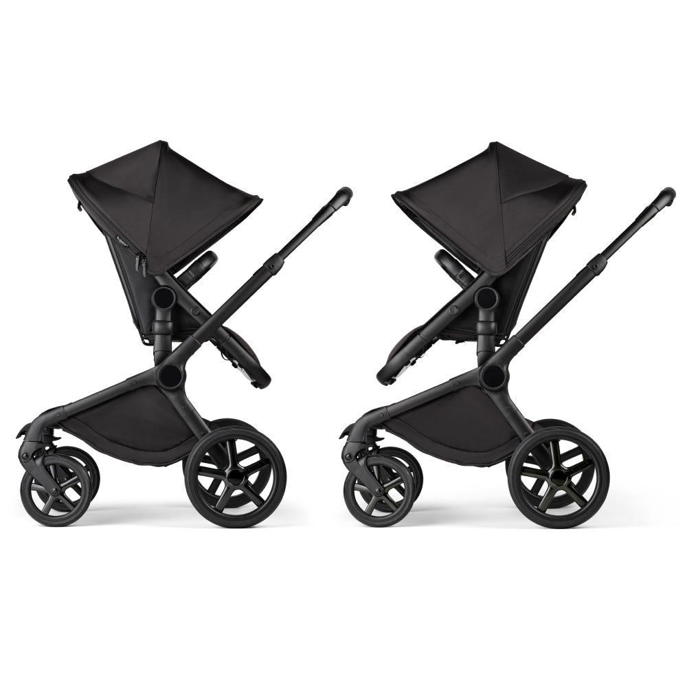 Cărucior Bugaboo Fox 5 Noir Limited Edition Black Moonlight 2 în 1