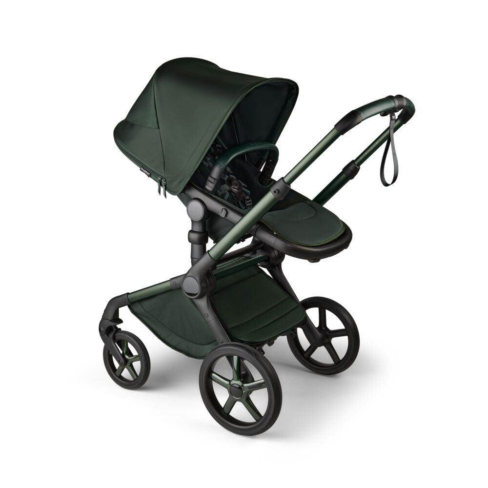 Cărucior Bugaboo Fox 5 Noir Limited Edition Midnight Green 2 în 1