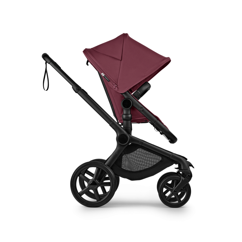 Carucior Bugaboo Fox 5 Renew Black Dark Cherry 2 in 1