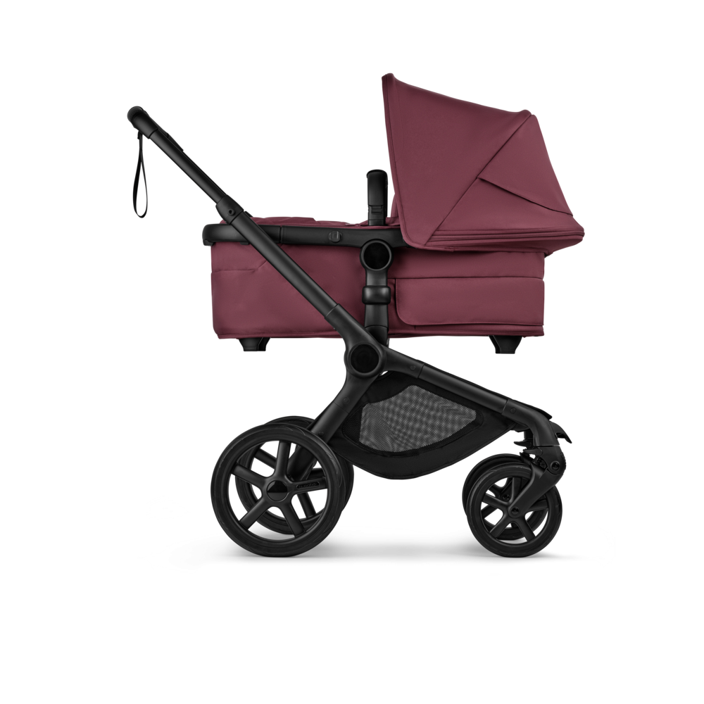 Carucior Bugaboo Fox 5 Renew Black Dark Cherry 2 in 1
