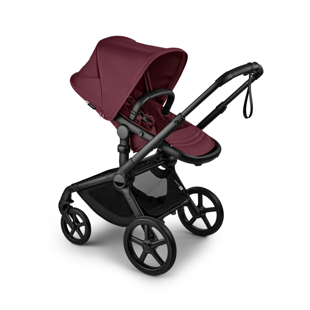 Carucior Bugaboo Fox 5 Renew Black Dark Cherry 2 in 1