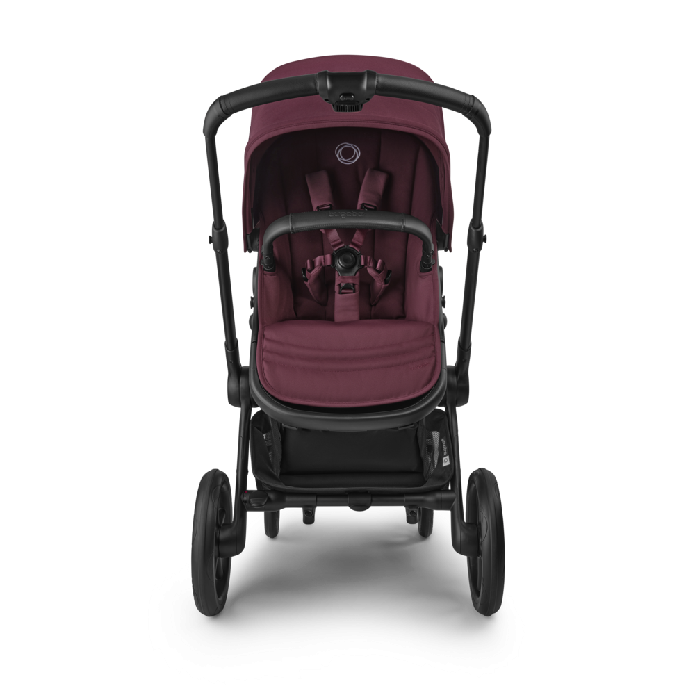 Carucior Bugaboo Fox 5 Renew Black Dark Cherry 2 in 1