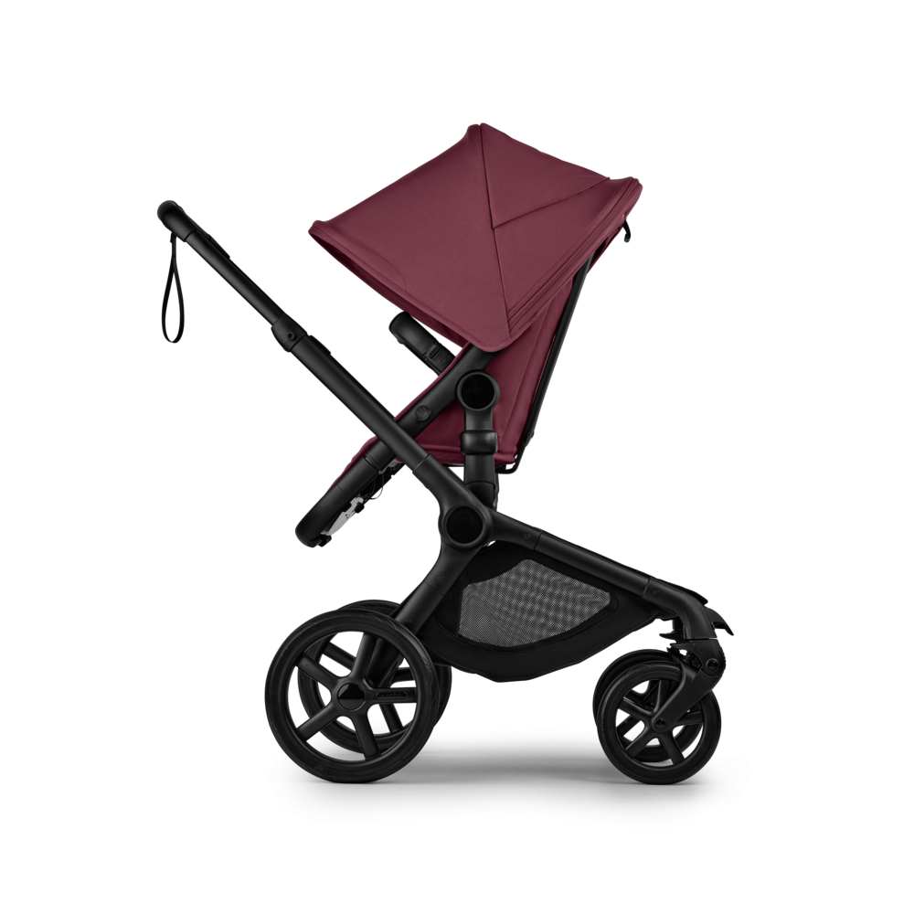 Carucior Bugaboo Fox 5 Renew Black Dark Cherry 2 in 1