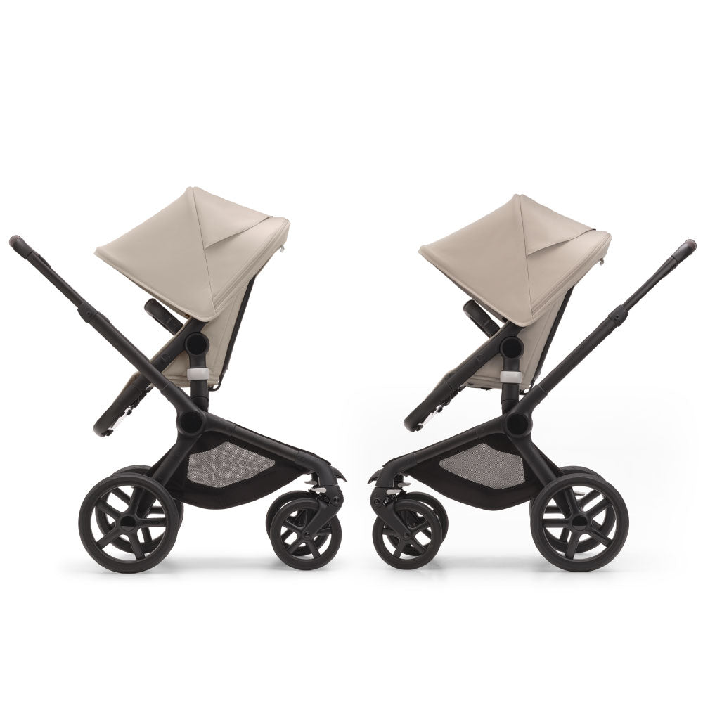 Carucior Bugaboo Fox 5 Renew Black Dessert Taupe 2 in 1