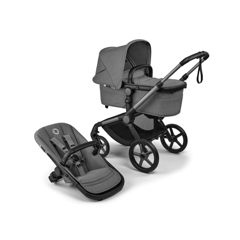 Carucior Bugaboo Fox 5  Renew Graphite Moon Grey 2 in 1