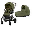 Cărucior 2 în 1 Cybex Balios S Lux Moss Green 2025, expus în showroom