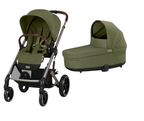 Cărucior 2 în 1 Cybex Balios S Lux Moss Green 2025, expus în showroom