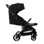 Carucior gemeni pliabil Twinside, Jane, Pliere rapida cu o mana, De la nastere pana la 22 Kg, Cu huse pentru ploaie, Spatare independente, Cu suspensii, Conform cu EN 1888-2:2018+A1:2023, Coal