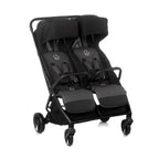 Carucior gemeni pliabil Twinside, Jane, Pliere rapida cu o mana, De la nastere pana la 22 Kg, Cu huse pentru ploaie, Spatare independente, Cu suspensii, Conform cu EN 1888-2:2018+A1:2023, Coal