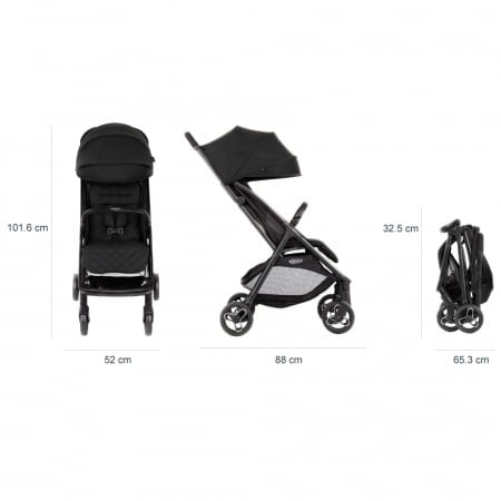 Carucior Graco Myavo 3 in 1 Midnight
