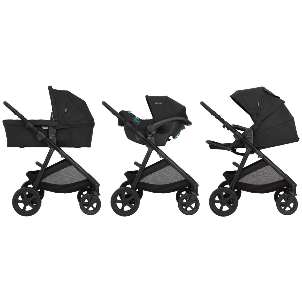 Carucior Graco Near2Me DLX 3 in 1 Midnight