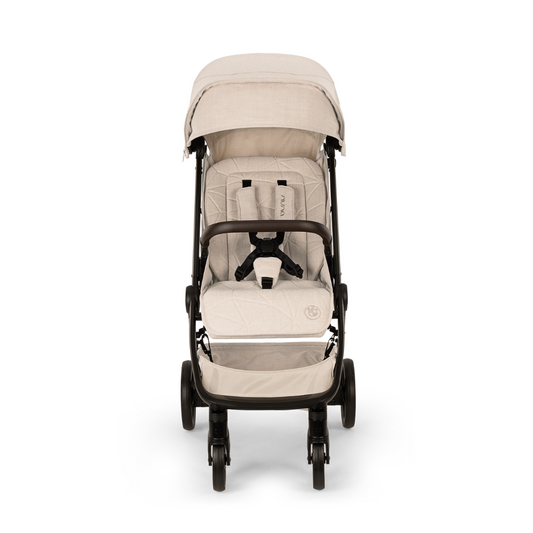 Nuna x BMW - Carucior ultracompact cu pliere automata TRVL lx, bej Mica