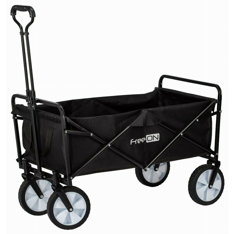 Cărucior transport obiecte FreeON pliabil, negru – fotografia 10 a produsului