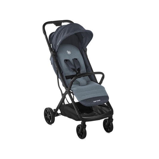 Carucior sport, Be Cool, Strike, Cu pliere automata, Roti cu suspensii, De la nastere pana la 22 Kg, 6.88 Kg, Be Azure