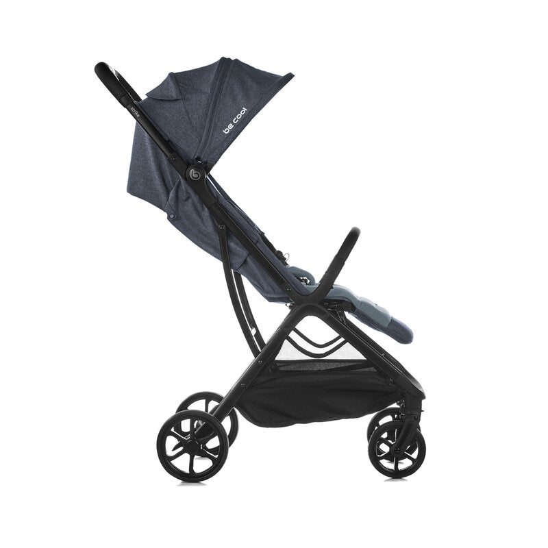 Carucior sport, Be Cool, Strike, Cu pliere automata, Roti cu suspensii, De la nastere pana la 22 Kg, 6.88 Kg, Be Azure