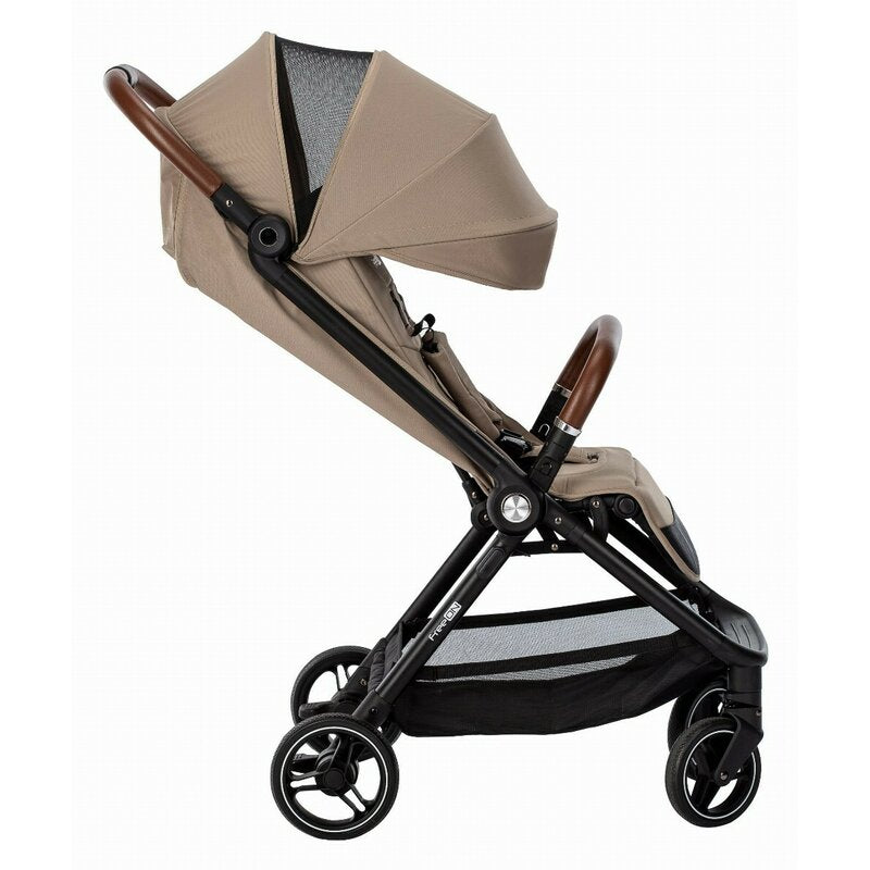 Carucior sport, FreeON, Bold, Pliabil automat, Roti cu suspensii, De la nastere pana la 22 kg, Cu spatar reglabil in 3 pozitii, Black