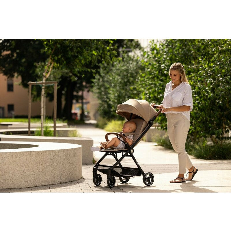 Carucior sport, FreeON, Bold, Pliabil automat, Roti cu suspensii, De la nastere pana la 22 kg, Cu spatar reglabil in 3 pozitii, Black