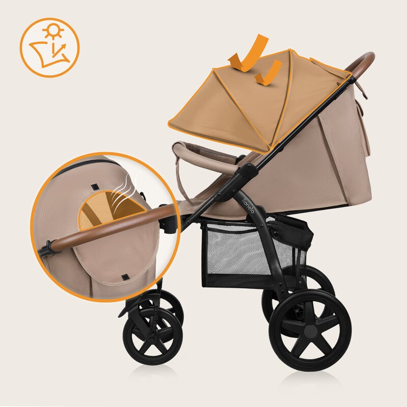 Carucior sport Lionelo Annet Plus, Bej