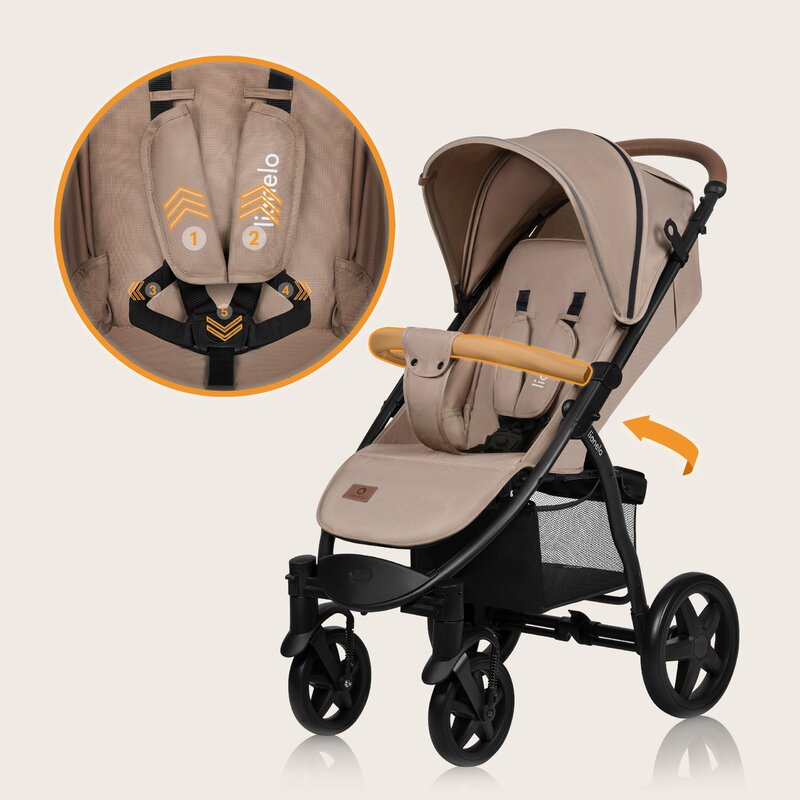 Carucior sport Lionelo Annet Plus, Bej