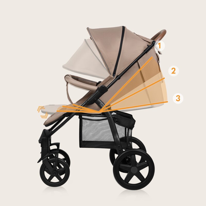 Carucior sport Lionelo Annet Plus, Bej