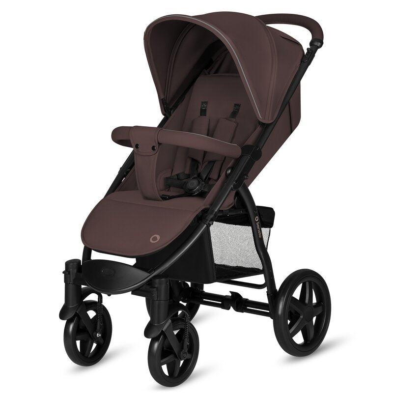 Carucior Sport Lionelo Annet Plus 0-22 kg Roti EVA Amortizoare Capotina XXL Maro