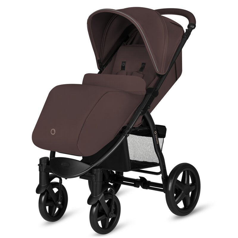 Carucior Sport Lionelo Annet Plus 0-22 kg Roti EVA Amortizoare Capotina XXL Maro