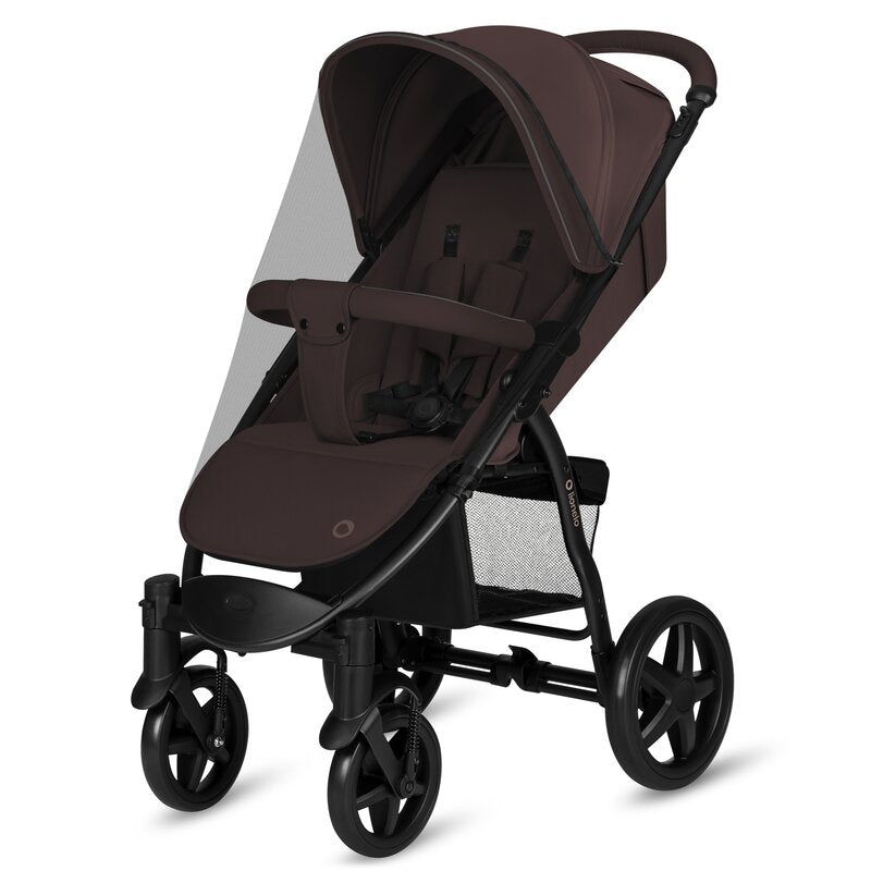 Carucior Sport Lionelo Annet Plus 0-22 kg Roti EVA Amortizoare Capotina XXL Maro
