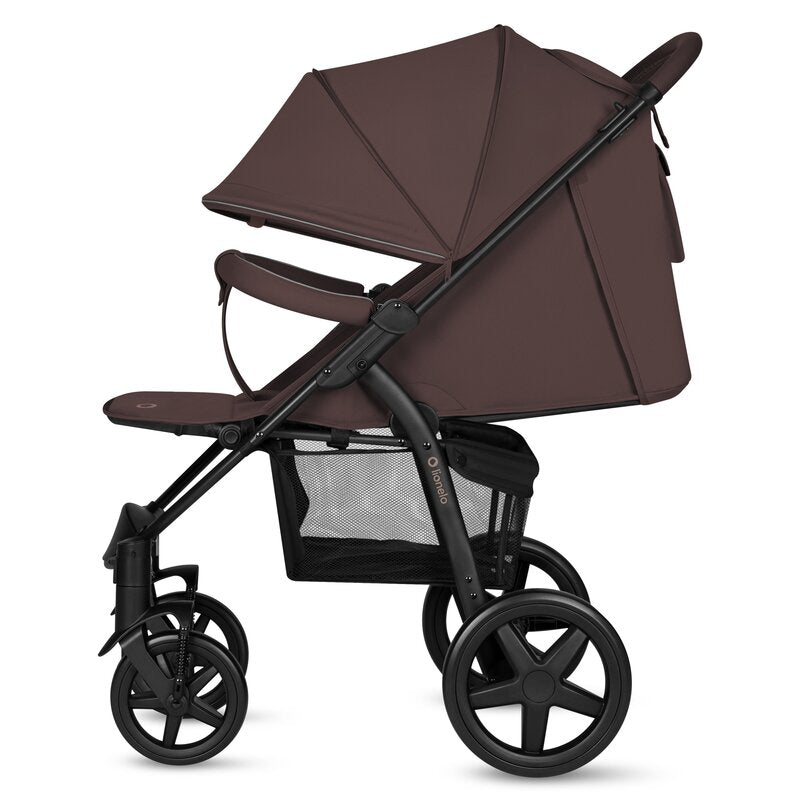 Carucior Sport Lionelo Annet Plus 0-22 kg Roti EVA Amortizoare Capotina XXL Maro