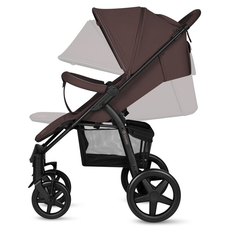Carucior Sport Lionelo Annet Plus 0-22 kg Roti EVA Amortizoare Capotina XXL Maro