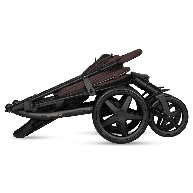 Carucior Sport Lionelo Annet Plus 0-22 kg Roti EVA Amortizoare Capotina XXL Maro