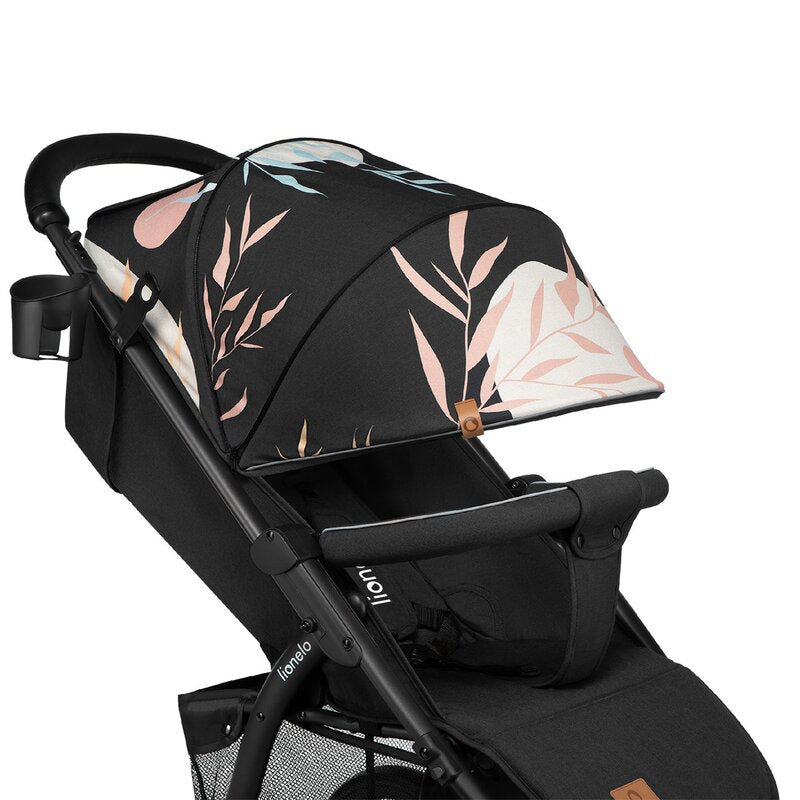 Carucior sport, Lionelo, Annet Plus Lovin\', Editie limitata, De la nastere, Cu accesorii, 0 - 22 Kg, Conform cu standardele europene de securitate EN1888-1 si EN1888-2, Negru