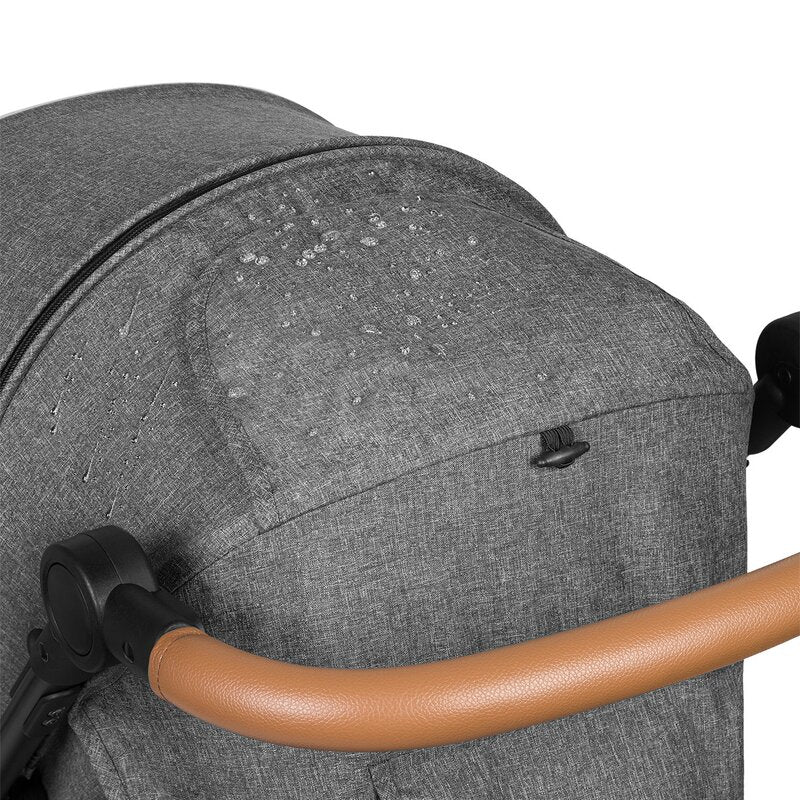 Carucior sport, Lionelo, Annet Tour, De la nastere, Cu capotina impermeabila, Cu filtru UPF 50+, Cu maner reglabil, Plasa de tantari, Suport biberon, Saculet pentru picioare, Pana la 22 kg, Cu certificare TUV, Gri